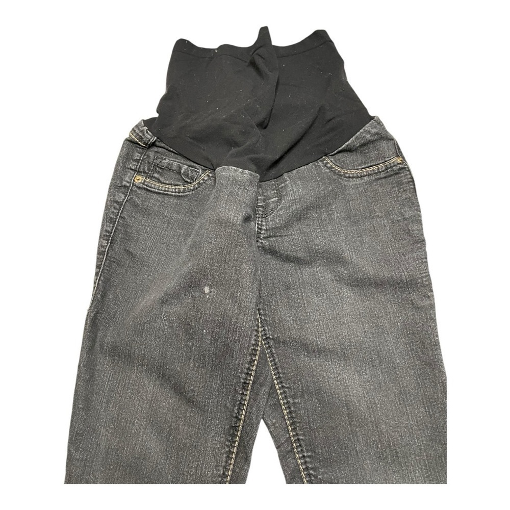 Maternity Black Jeans Fade to Blue Size: S - Picture 4 of 5